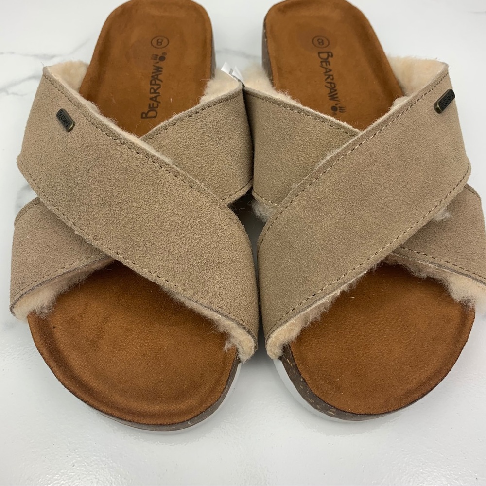Bearpaw Britton Women’s Slides Sandals sz 9